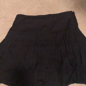 Black summer skirt